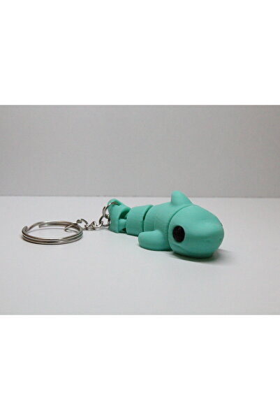 3D سلسلة مفاتيح متحركة على شكل سمكة قرش