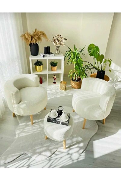 KRL çay seti ıkılı koltuk berjer ve puf takımı [solon,balkon.ofis]3lütakım