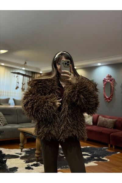 LUJJE Imported Premium Mohair Fringed Fur Coat
