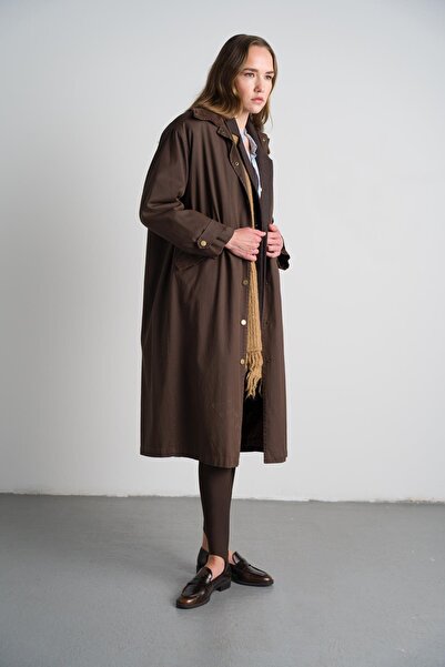 Nauve Prive Mum Görünümlü Uzun Parka