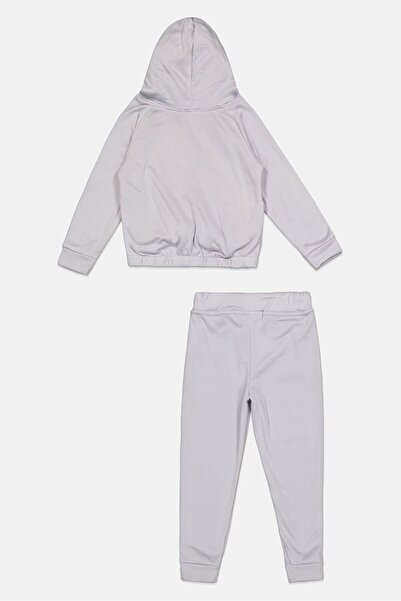 Body Glove Toddlers Girl 2 Pcs Brand Logo Sweatshirt And Pant Set, Grey