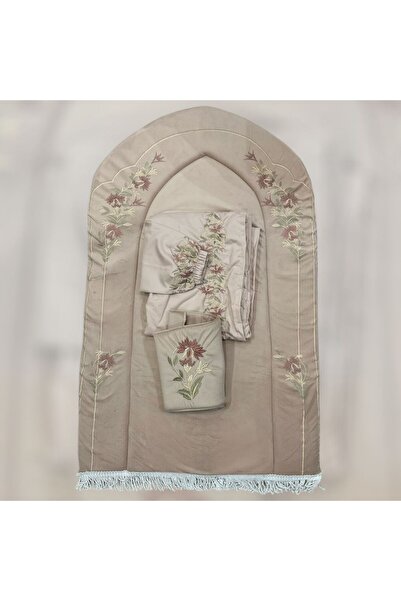 MAYAR Royal 3-piece set: prayer mat, embroidered foam rug, Quran cover