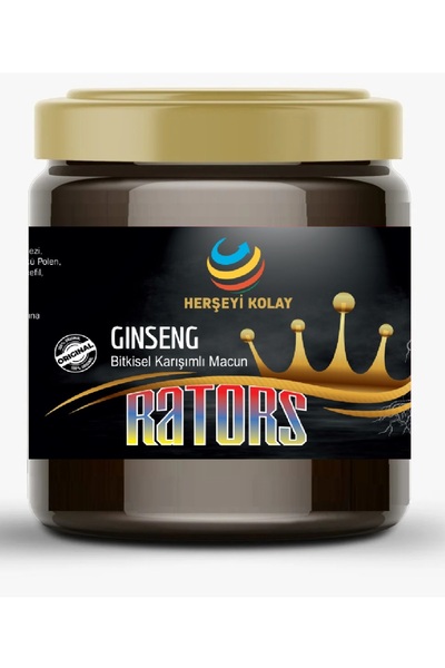 Herşeyi Kolay Ratorss Ginsengli Macun 240gr Atom Bitkisel Macunu