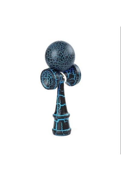 Inovius Kendama profesionala, negru cu albastru, 13KD - KEND320