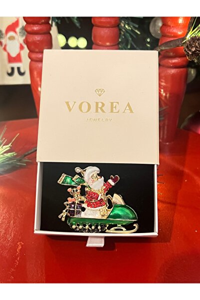 VOREA Jewelry Yılbaşı Temalı Noel baba bros, aksesuar