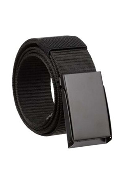 EXCLUSIV Black Adjustable Nylon Sport Belt for Men 120 x 3.8 cm - One Size