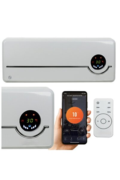 KESNUP Încălzitor electric de perete profesional cu ventilator inteligent, 3 ...