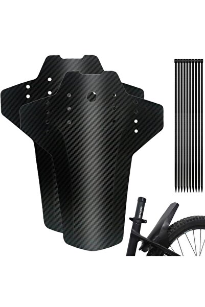 OEM Set doua aparatori de noroi aripi pentru bicicleta, 24-28", fibra de carbon