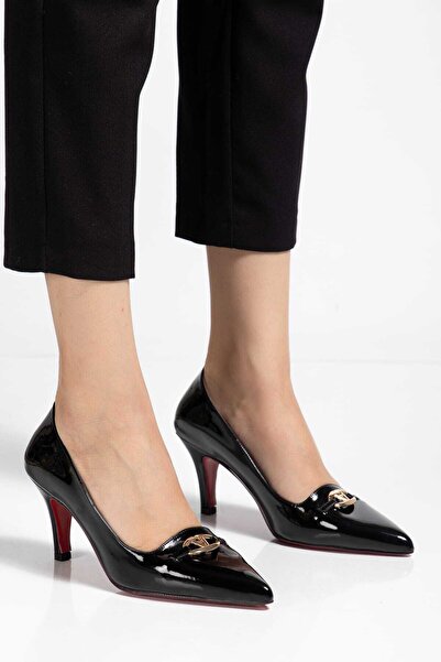 SEDRİK yeni sezon stiletto toka detaylı ince topuklu abiye ayakkabı