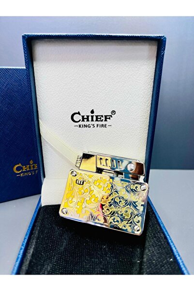 Chief Otomatik Ateşleme Özel Üretim Benzinli Premium Çakmak