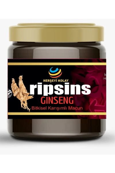 Herşeyi Kolay Ripsinss Ginsengli Macun 240gr Atom Bitkisel Macunu Epimediumn ...