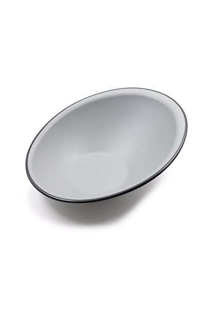 LANDREEN High-quality, durable, large, slanted serving bowl that is shatterproof. Elevate your dining table with the Elegance slanted bowl.