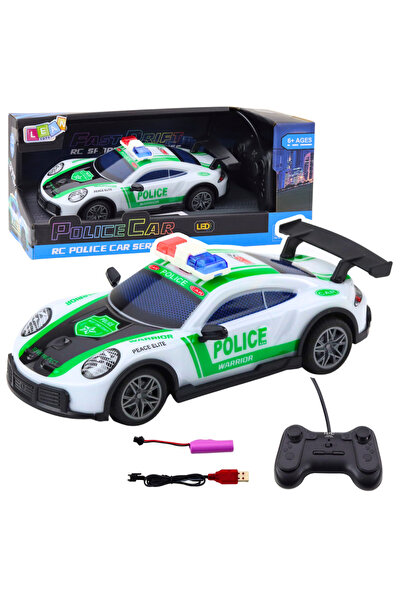 Bebelul RC Drift Police Sports Car with LED Lights 1:22