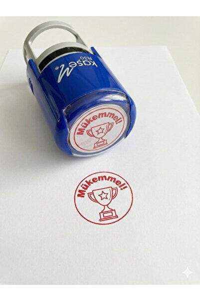 Kaşem Öğretmen Ödül Kaşesi – 21 Şekil Seçenekli - Mavi R30