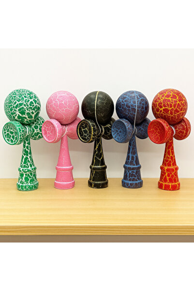 Inovius Kendama cracked, Diverse Culori, 19 cm - KEND5511