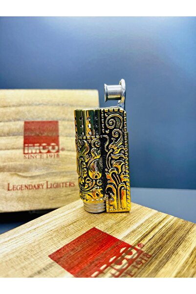 imco Orijinal Avusturya İşlemeli Metal Kılıflı Benzinli Muhtar Çakmağı