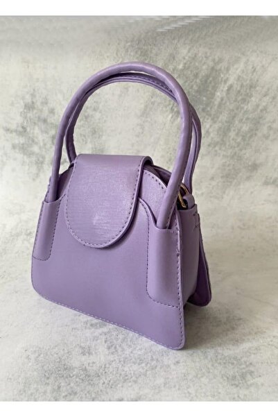 DOĞALYA Geantă Baguette Liliac pentru femei