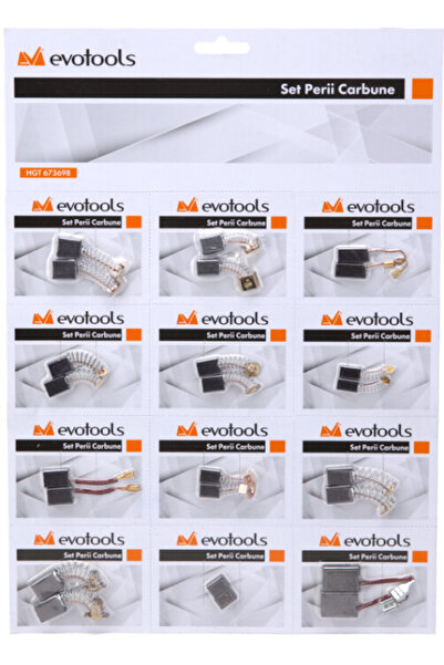 Evotools Σετ Ηλεκτρικών Βουρτσών - 10 Τεμάχια 675139