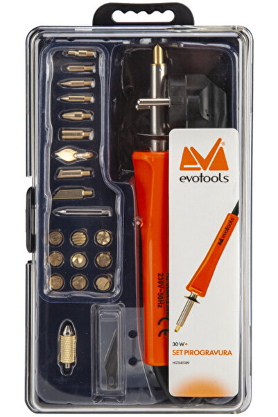Evotools Set pirografic EPTO - Set de putere 30 W