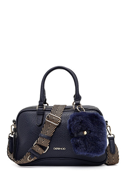 Derimod Women's Navy Blue Long Strap Accessory Handbag 25Wbd2551Ft