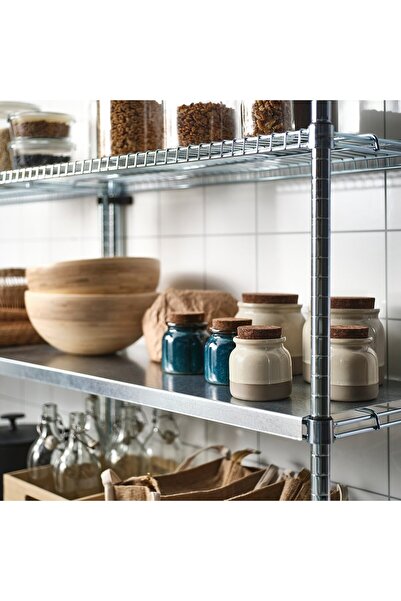 Generic Jar with lid, beige, 1 l