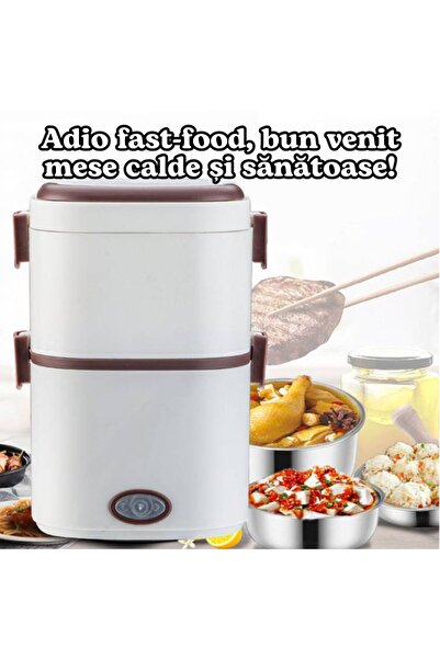 saraada Portable Electric Lunch Casserole, Saraada, Healthy Heating, 2 Layers...