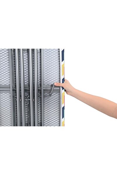 HYX Steel Iron Board Foldable & Adjustable, Mesh Top, 145 x 38 cm