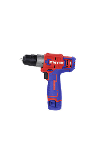 EMTOP Impact Drill and Screwdriver, 12V, 1 Battery 1.5Ah, USB-C Charging, 20Nm