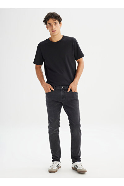 Lee Normal Bel Slim Fit Siyah Erkek Denim Pantolon ML719IZHL Siyah Denim Pant...