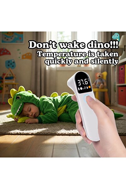 saraada SARAADA Infrared Thermometer, Non-contact, Digital LED, Multifunctional 32 Memories, Silent,