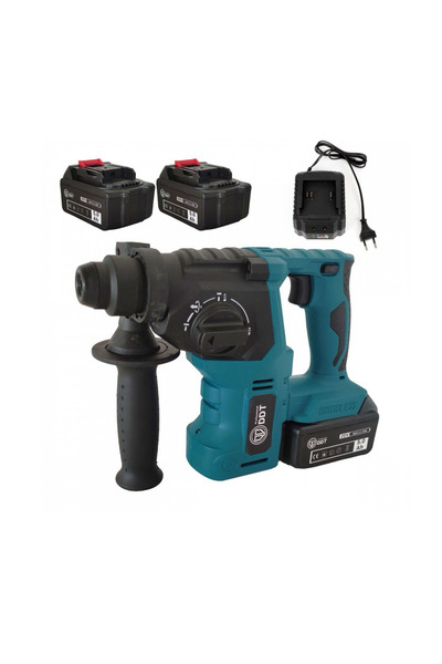 DDT Ciocan Rotopercutor cu Acumulator, Brushless, 20V 5Ah, 1.7J, SDS-Plus, 3 ...
