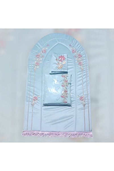 MAYAR Royal 3-piece set: prayer mat, embroidered foam rug, Quran cover