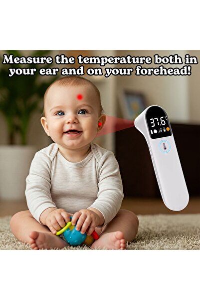 saraada SARAADA Infrared Thermometer, Non-contact, Digital LED, Multifunctional 32 Memories, Silent,