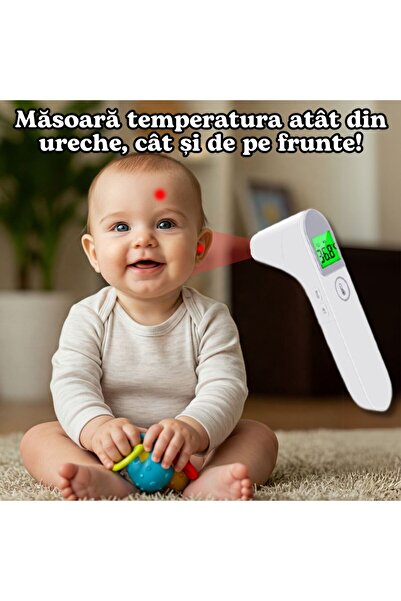 saraada SARAADA Infrared Thermometer, Non-contact, Digital LCD, Multifunctional 32 Memories, Silent,