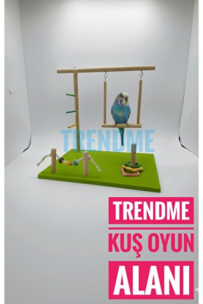 UniqBirdToys Trendme Kuş Oyun Alanı ve Eğitim Seti