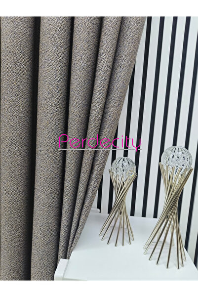 PERDECITY Juventus Bohemian Style Background Curtain (Straight Cut) (Single Panel) Does Not Need Ironing Suitable for Any Room