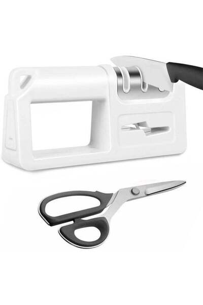 Arabest Kitchen Knife Sharpener with Scissors Sharpener, Best Knife Sharpeners for Kitchen