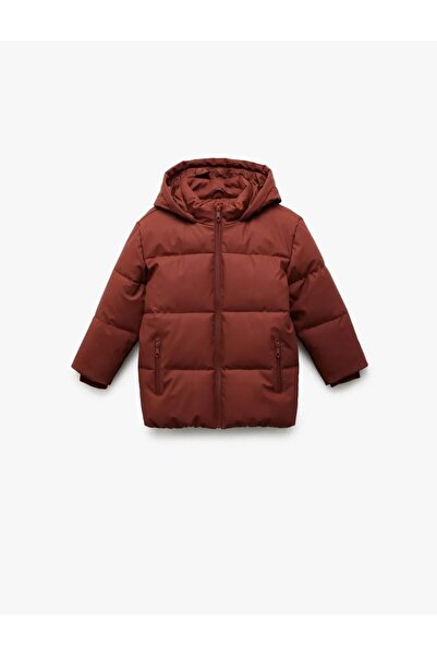 Koton Zippered Hooded Pocket Detailed Puffer Jacket