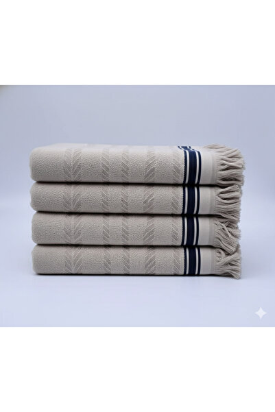 Özdilek Rope Patterned Peshtamal 50X90 cm Hand-Face Towel Set of 4