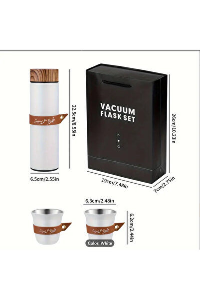 KB The coffee gift set， includes a water bottle, 2 coffee cups, a thermos, and a travel bottle.