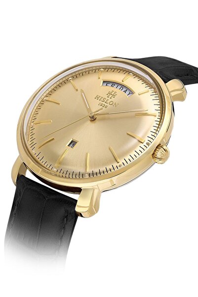 Hislon Cl203G-08Bg Men's Wristwatch