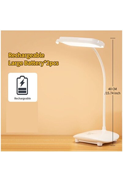 X SPRING Cordless Table Lamp 40 LED 3 Colors 6 Brightness Portable Kids Book Light