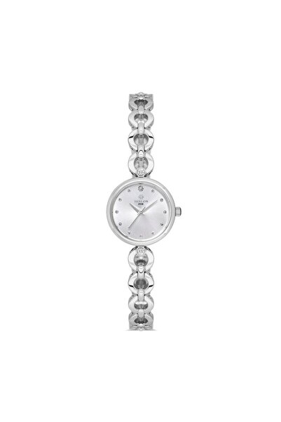 Hislon Ql192G-15Sg Chain Cord Stone Design Gold Color Women Wrist Watch