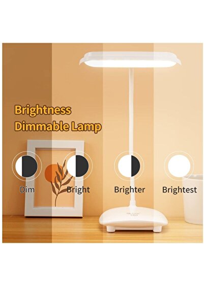X SPRING Cordless Table Lamp 40 LED 3 Colors 6 Brightness Portable Kids Book Light