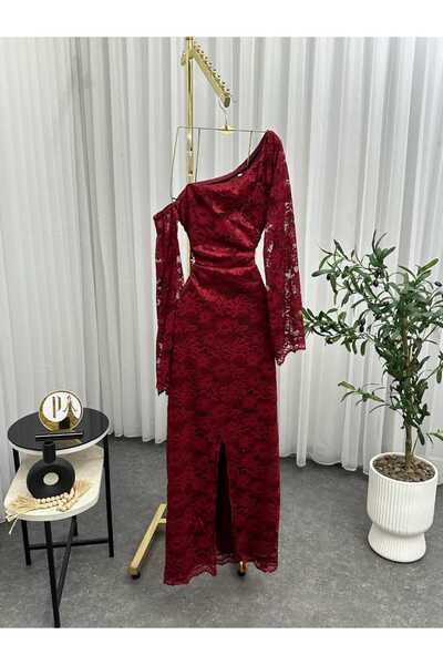 Genrics SHAHID FASHION Red Evening Dress