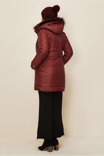 TRENDTESETTÜR Women's Brown (Tile) Ka Hooded Aban t 90273