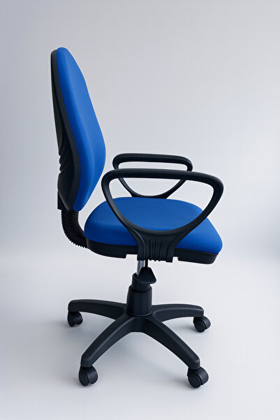 ChairLife DOLE Siyah Gövde/MaviDöşemeli Ofis Büro Sekreter Bilgisayar Çalışma Oyuncu Koltuğu Sandalyesi