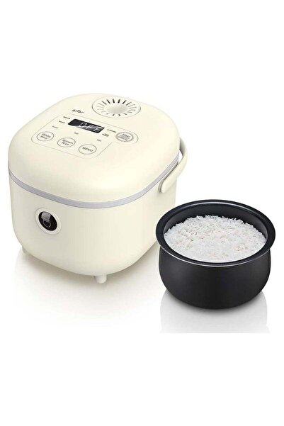 Arabest طنجرة أرز سعة 2 لتر مع قدر بخار، 6 وظائف، طنجرة أرز متعددة الوظائف بقوة 350 وات تتسع من 2 إلى 4 أشخاص