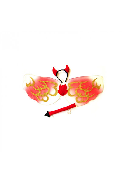 Fiestas Guirca Set de costum de diavol