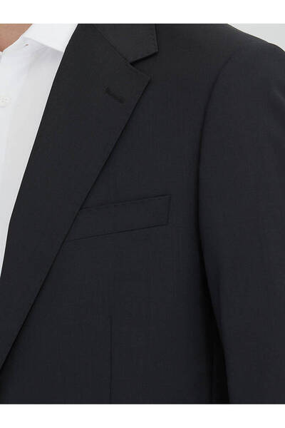 Kip Black Micro Wool Blend Suit
